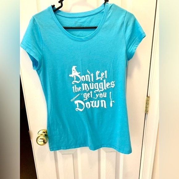 No Boundaries Harry-Potter-Themed Women’s Shirt Sz Large - Picture 1 of 3